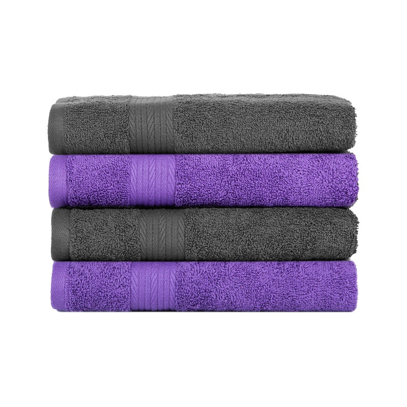Purple Cotton Ample Decor Towels Bed Bath Beyond